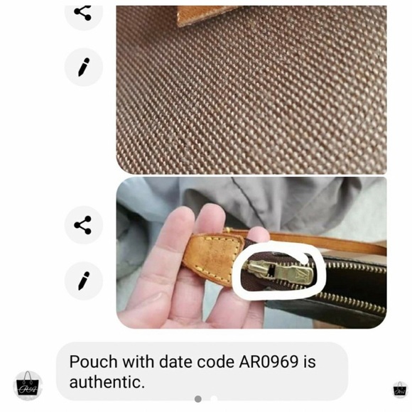 Vintage Louis Vuitton Pochette w/ box - Picture 7 of 8